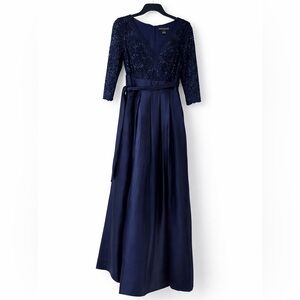 Jessica Howard Navy Blue Formal Dress – Size 6